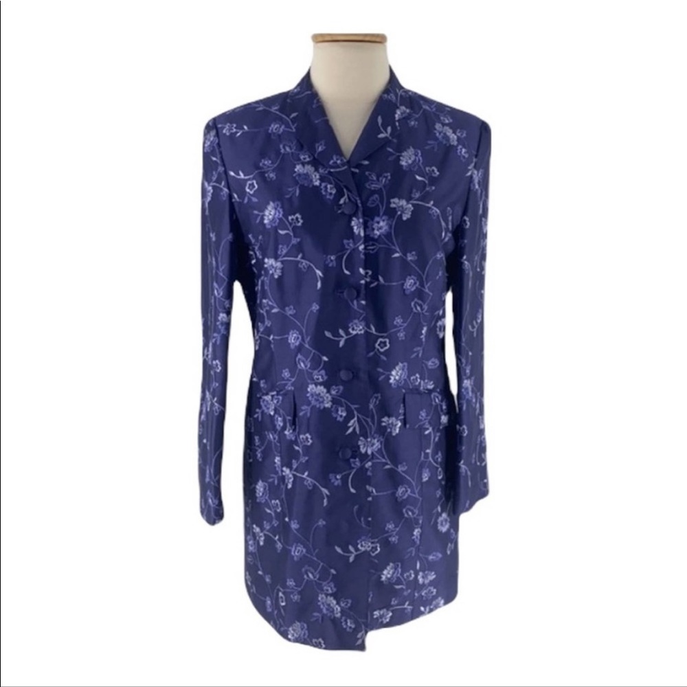 💜FINAL MARKDOWN💜 NWT gorgeous Talbots long silk jacket.